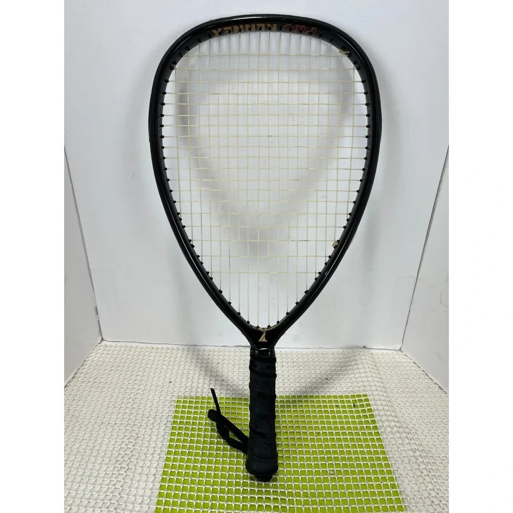 Pro Kennex Kinetic Pro Racquetball Racket with SMI 10g Cover Black Summer Tennis